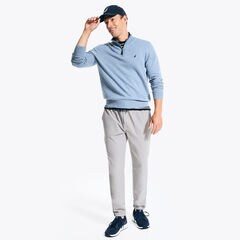 Navtech Quarter-Zip Sweater,Anchor Blue Heather,large