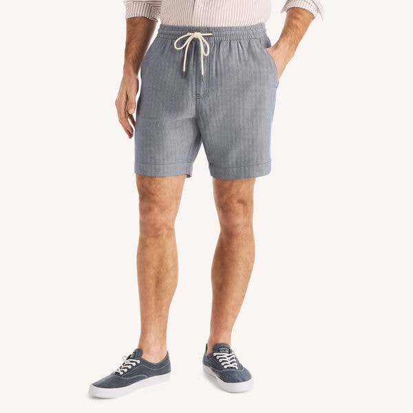 7" Herringbone Pull-On Short