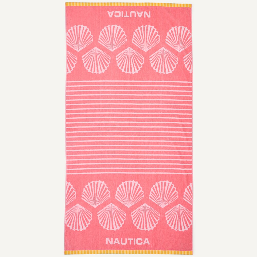 Shell Beach Towel,Oxford Pink,large