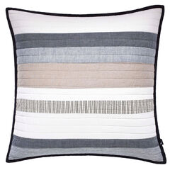 Tideway Quilted Throw Pillow,Multi,large