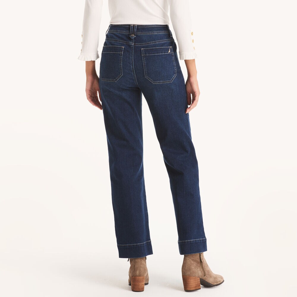 Mid-Rise Patch Pocket Denim,Reef Blue,large