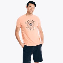 Sustainably Crafted Explore Discover Graphic T-Shirt,Orange2,large