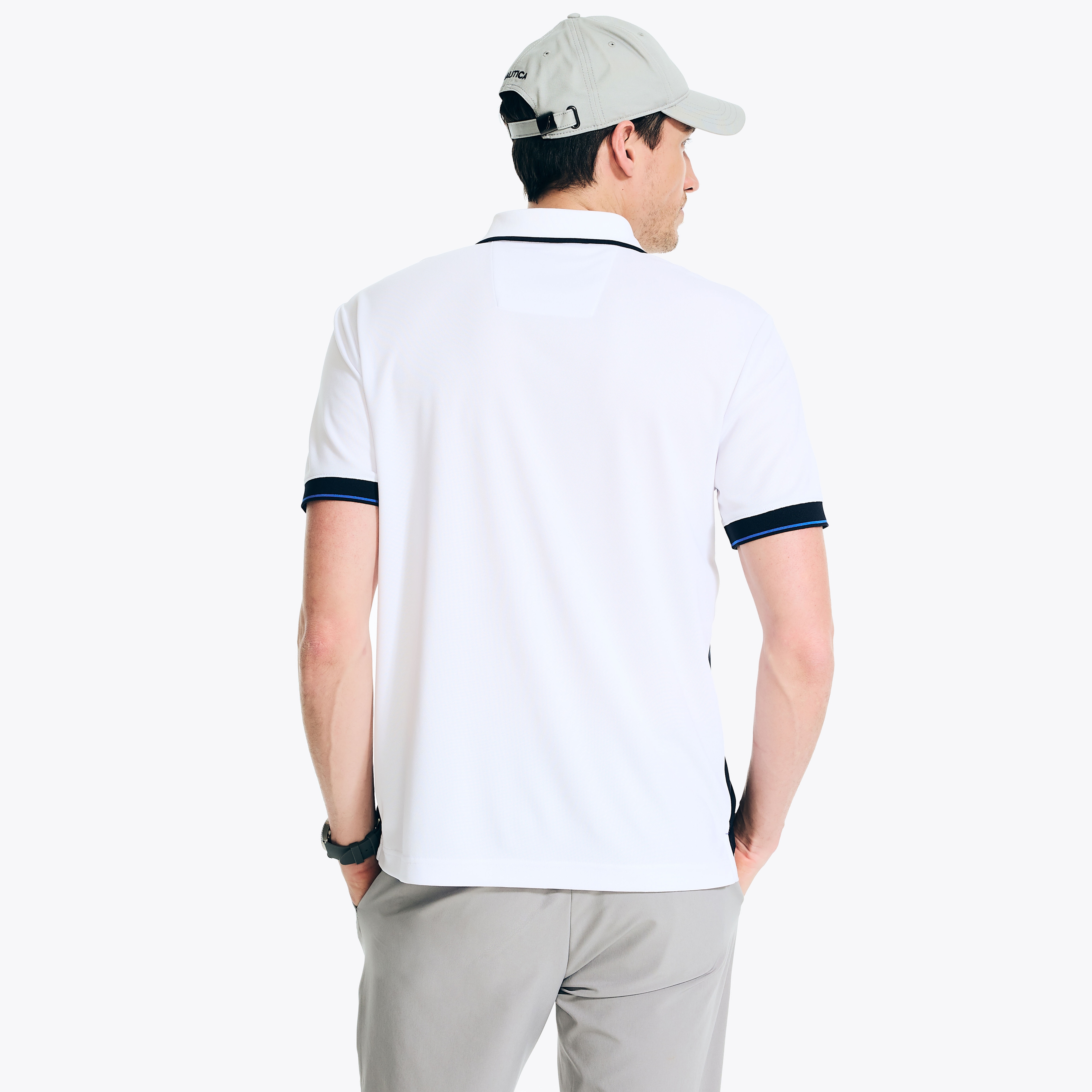 Navtech Classic Fit Chest-Stripe Polo | Nautica