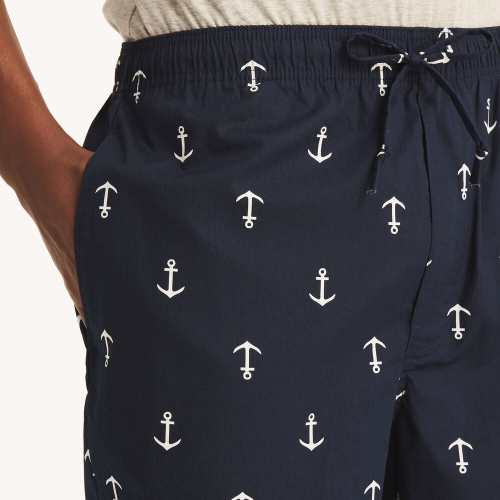 Anchor Print Sleep Pant,Peacoat,large