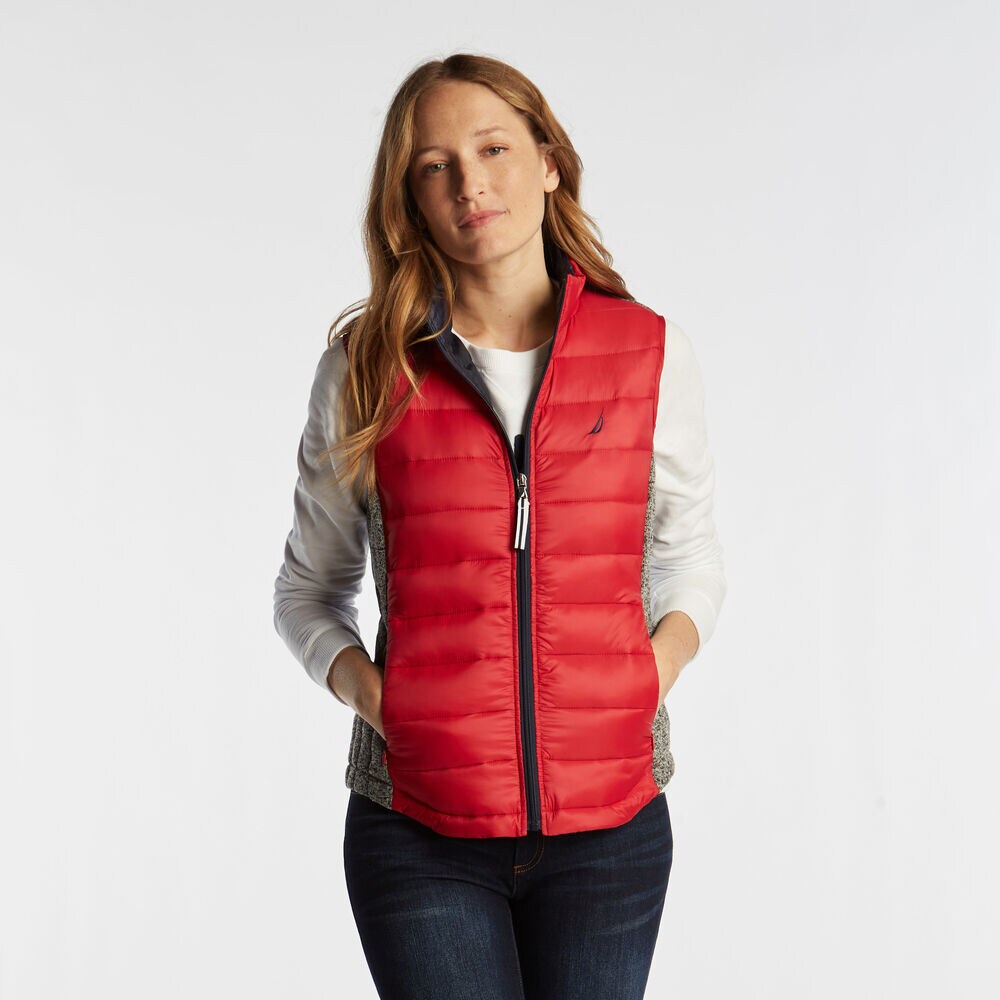 WOMEN'S TEMPASPHERE VEST,Tomales Red,large