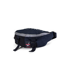 Nautica Sport Fanny Pack - Navy & Black,True Black,large