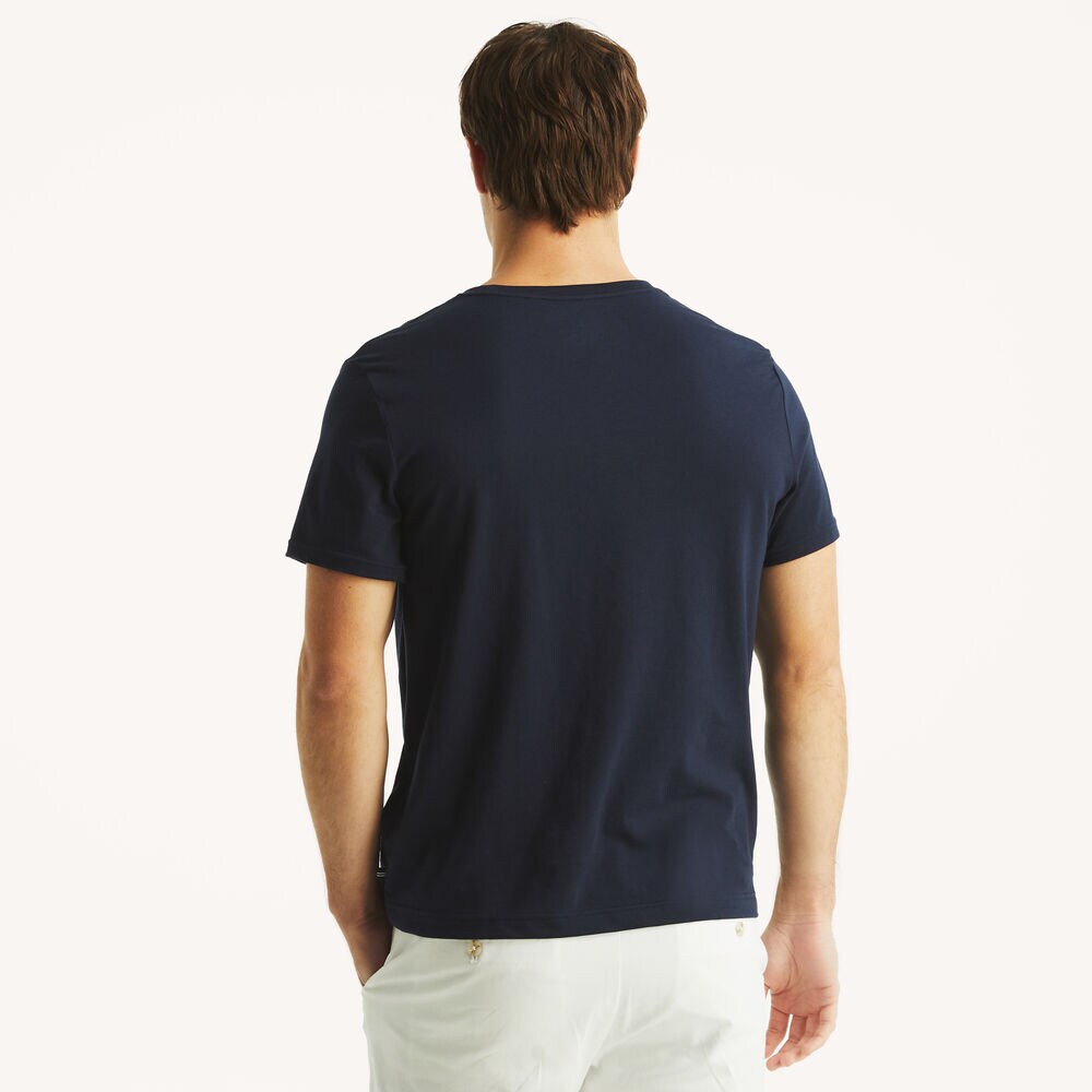 Sailboat Graphic T-Shirt,Navy,large