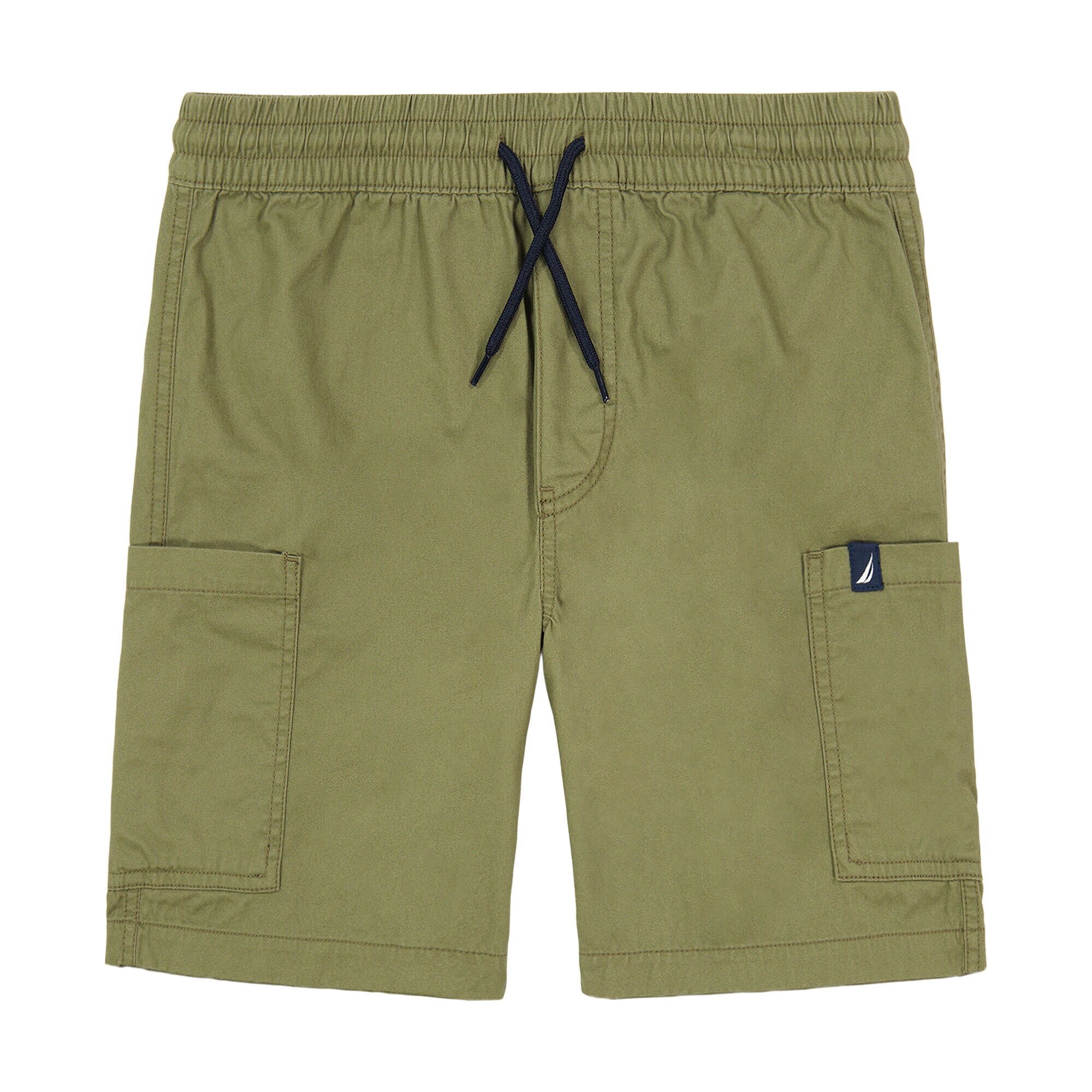 BOYS' PULL-ON CARGO SHORT (8-20),Deep Fern,large