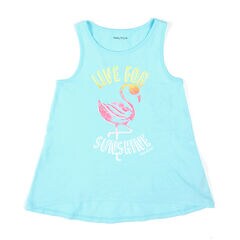 Little Girls' Live-4-Sunshine High-Low Tank (4-6X),Star Sapphire,large
