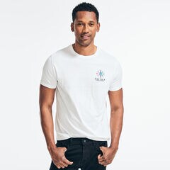 OFFSHORE CHALLENGE GRAPHIC T-SHIRT,Bright White,large