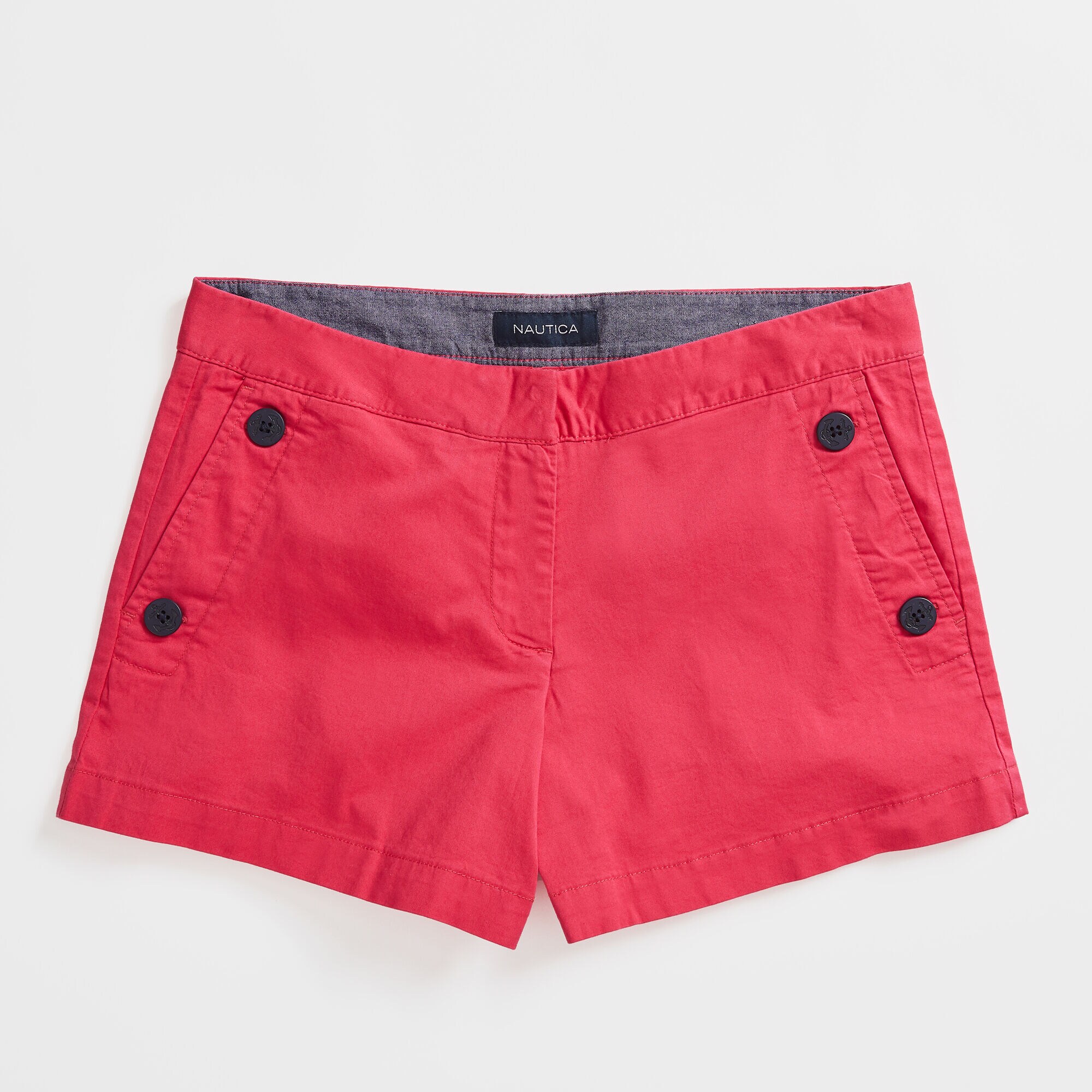 4" STRETCH TWILL SAILOR SHORTS,Port Scarlet,large