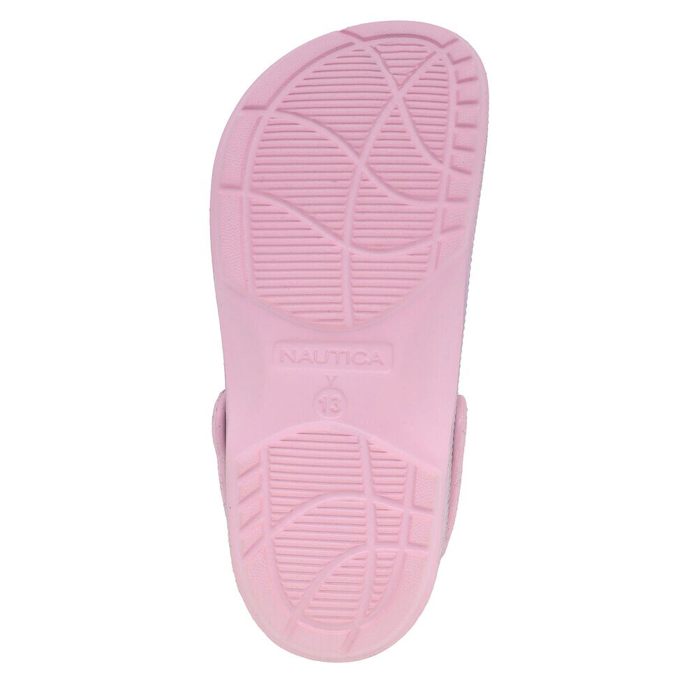 GIRLS' RAINBOW GLITTER CLOG,Cabana Pink,large