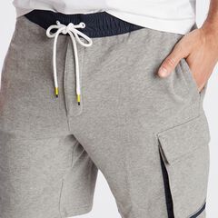 10" CARGO PULL-ON SHORT,Stone Grey Heather,large
