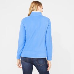 FULL ZIP NAUTEX FLEECE JACKET,Distressed Blue Wash,large