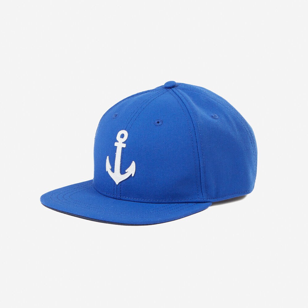 6-Panel Anchor Hat,Bright Cobalt,large