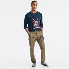 NAUTICA JEANS CO. CLASSIC FIT CARGO PANT,Sage,large