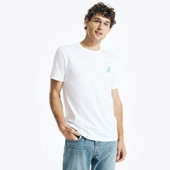 SUSTAINABLY CRAFTED N83 GRAPHIC T-SHIRT,Bright White,large