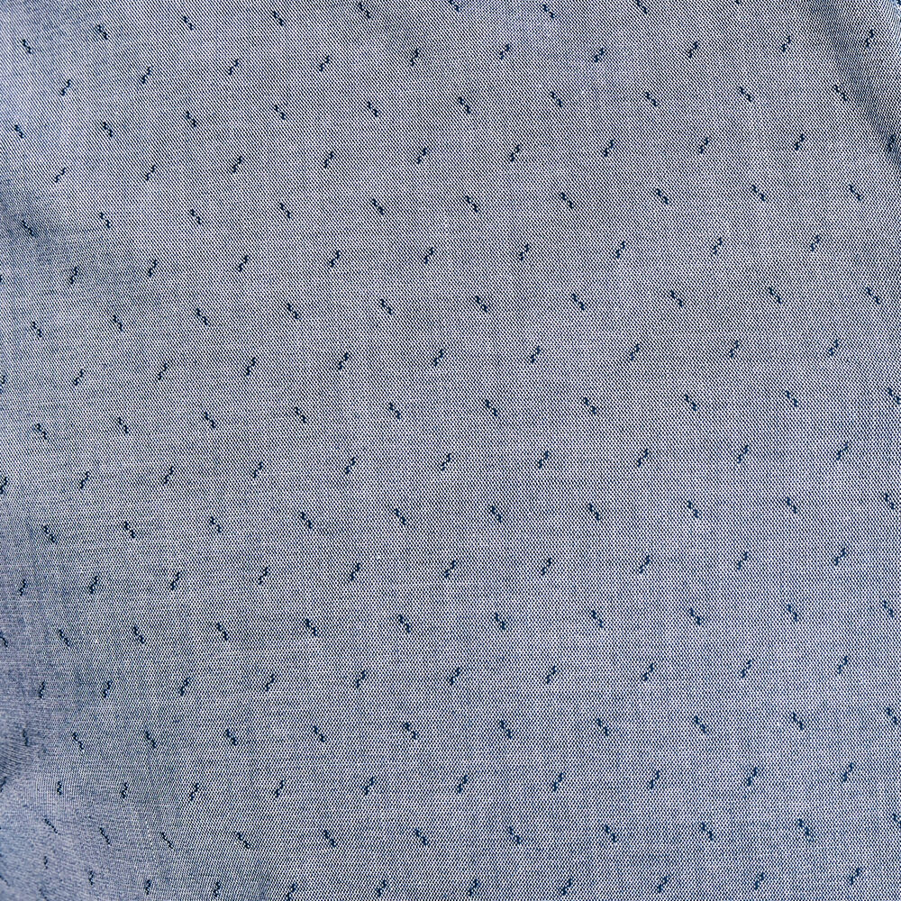 CLASSIC FIT WRINKLE-RESISTANT PRINTED SHIRT,Estate Blue,large