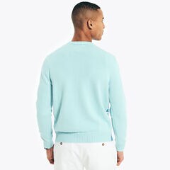 PRINTED CREWNECK SWEATER,Aquasplash,large