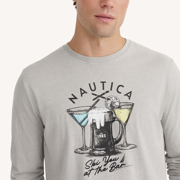Ski You At The Bar Long-Sleeve Graphic T-Shirt