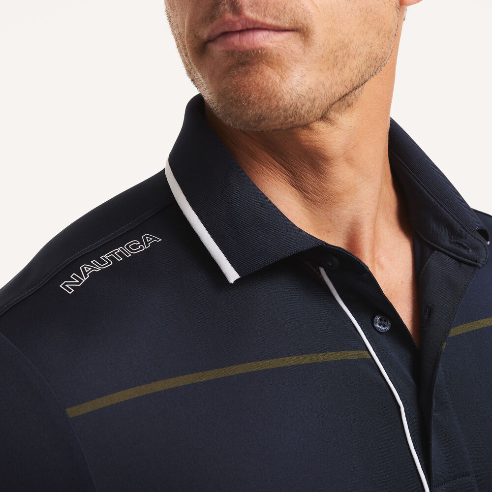 Navtech Classic Fit Polo,Navy,large
