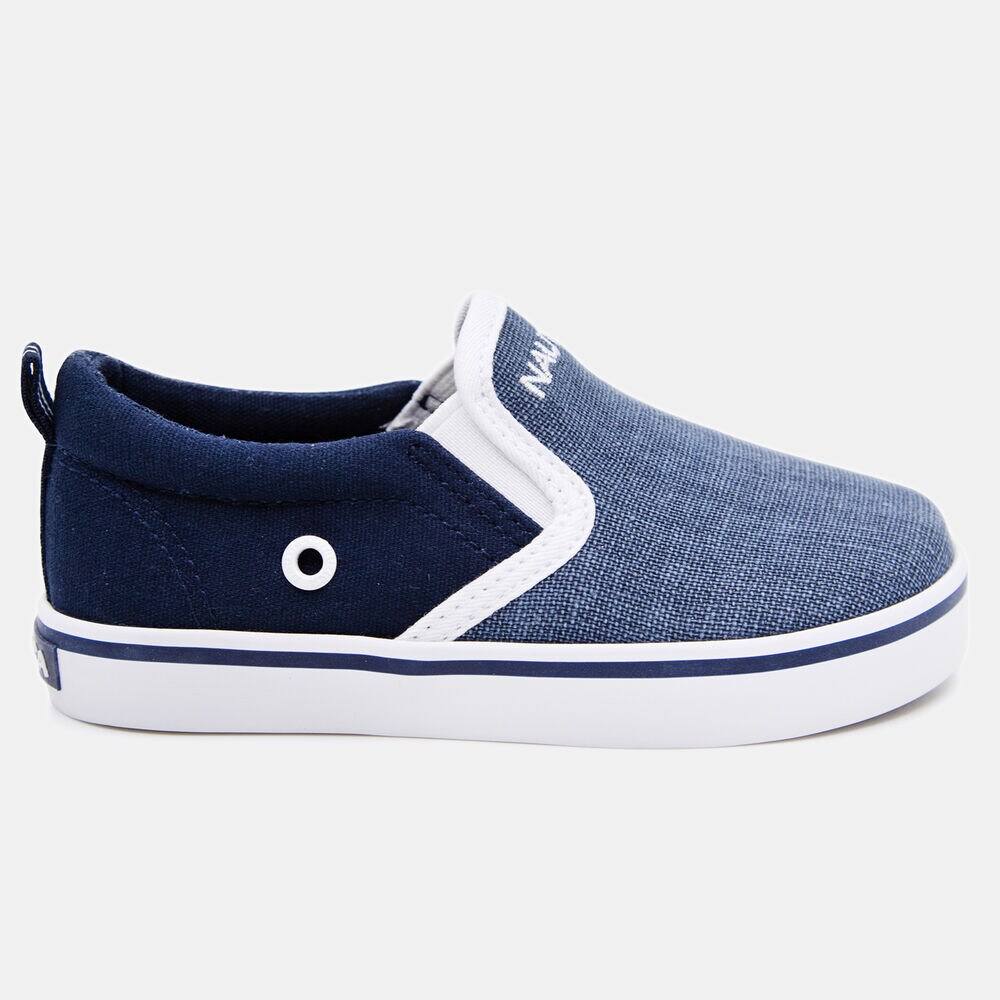 BOY'S WOVEN CANVAS SNEAKER,Starlight Blue,large