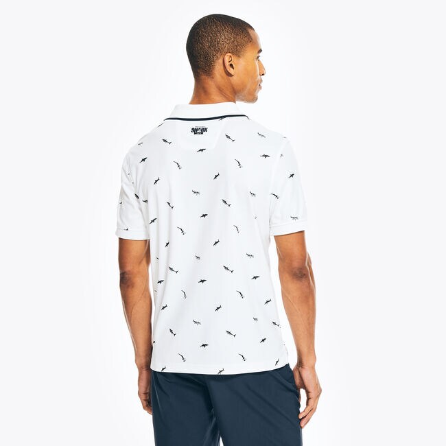 nautica white polo