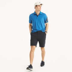 Navtech Classic Fit Colorblock Polo,True Navy,large