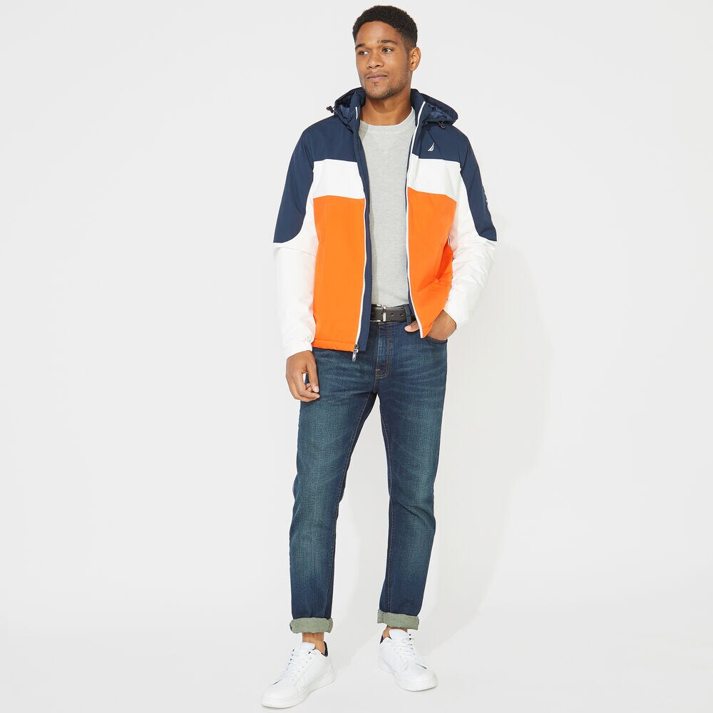 COLORBLOCK PARKA ,Workshirt Blue,large