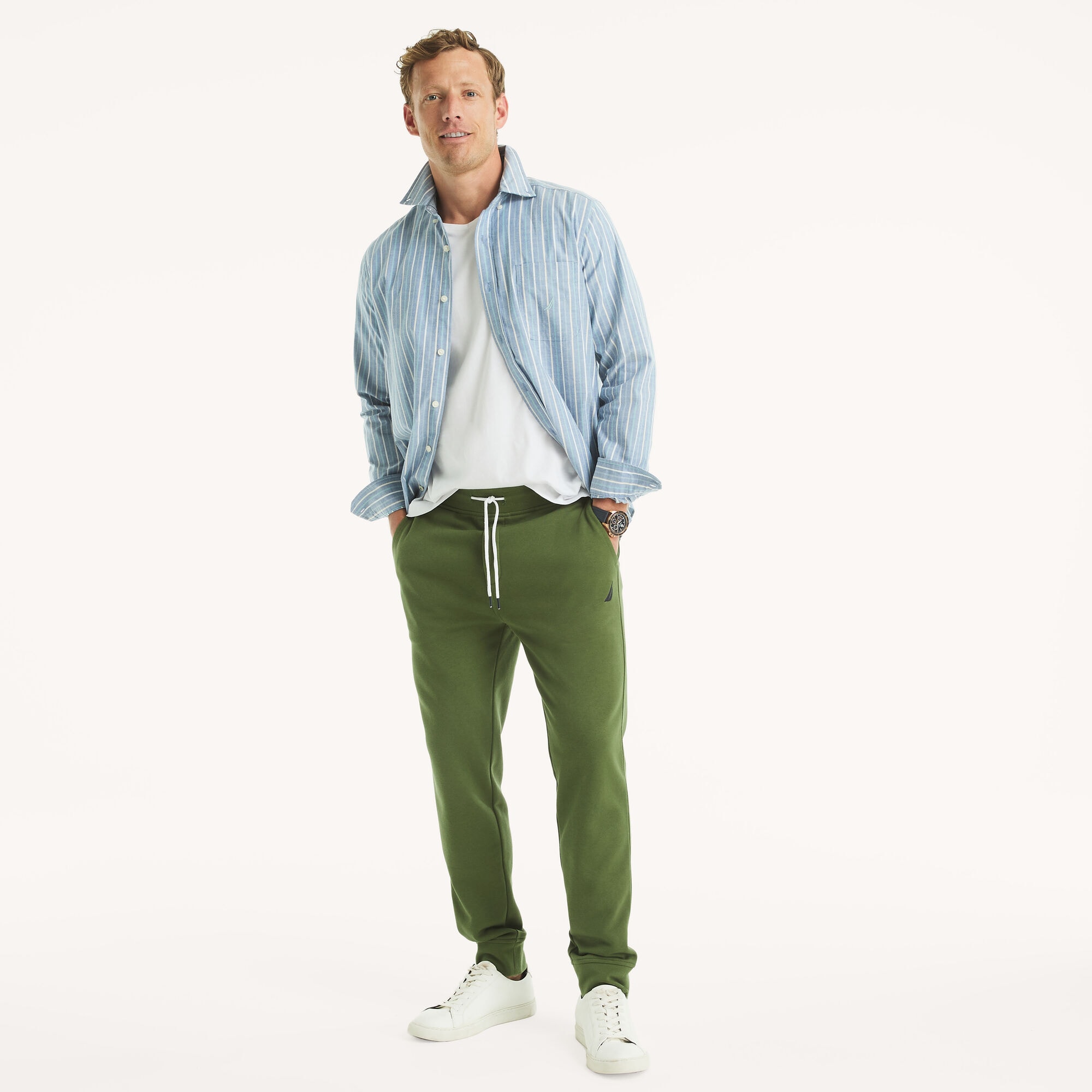Fleece Jogger,Water Boy Green,large