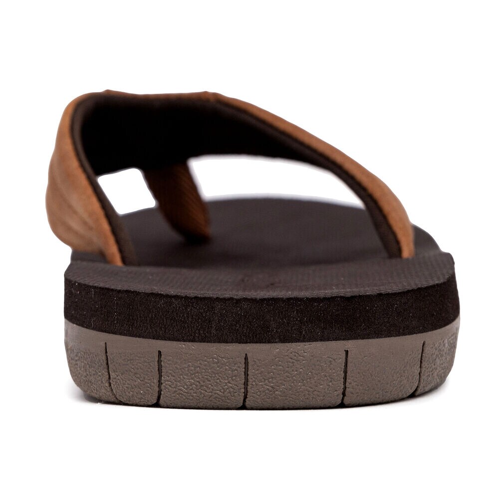 Tapped Flip-Flop,Dark Brown Heather,large