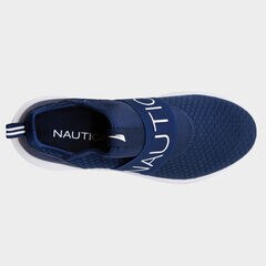 ROSEMONT EMBROIDERED LOGO SNEAKERS,Navy,large