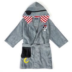 Pirate Bath Robe,Grey Heather,large