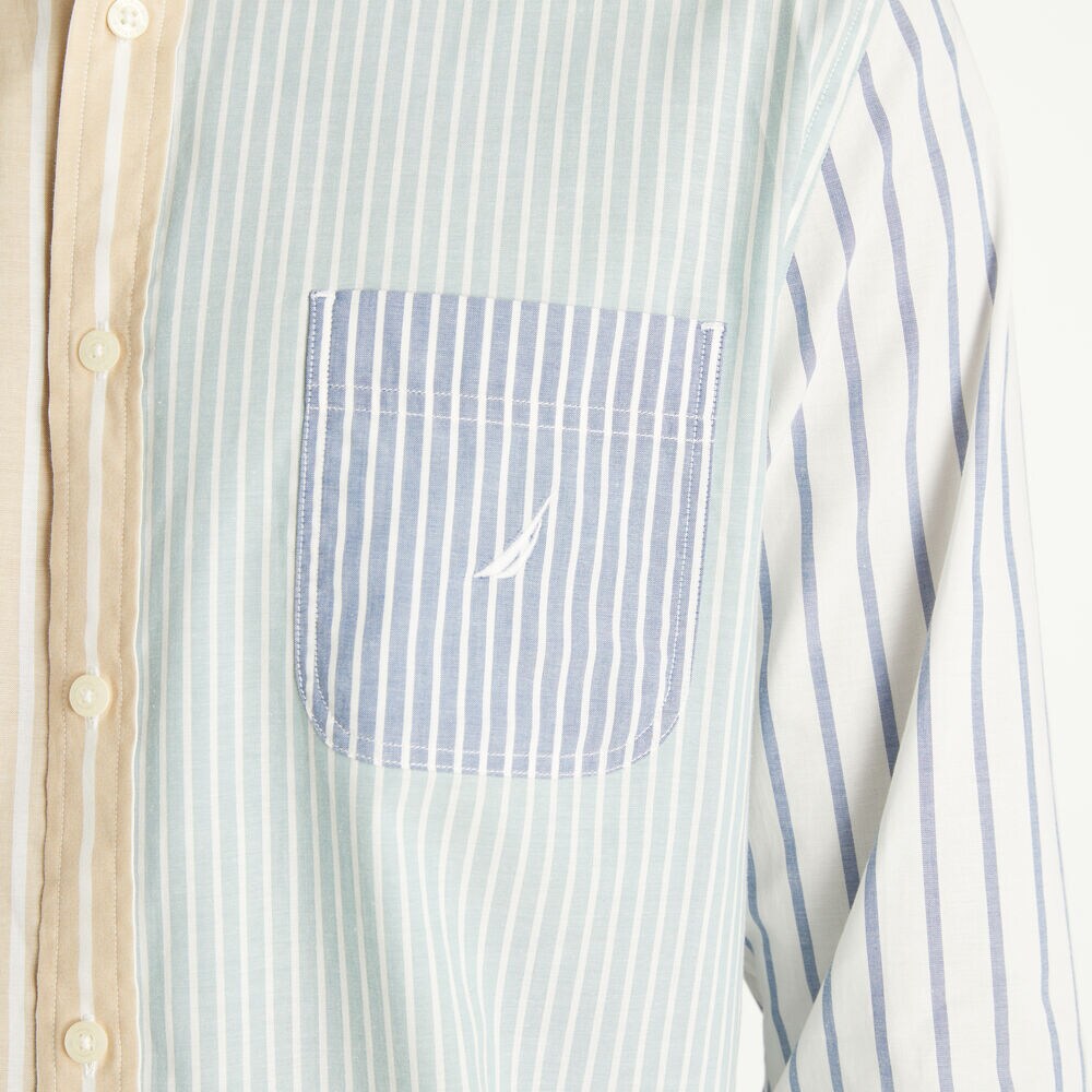 Striped Shirt,Bright White,large