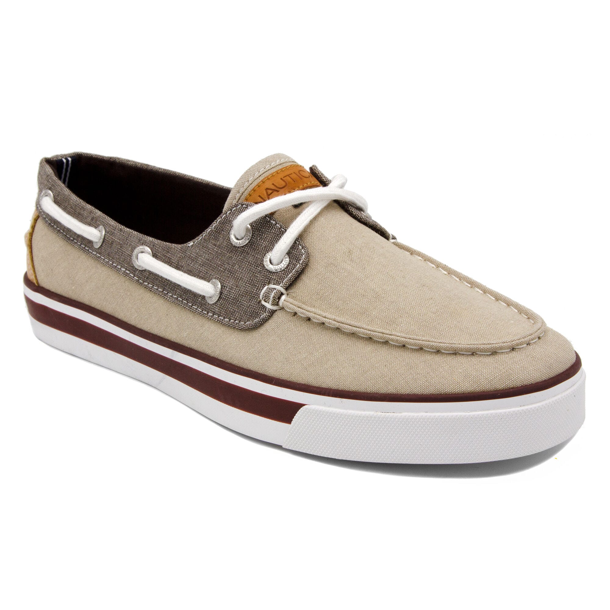 Galley Boat Shoe in Khaki/Brown,Khaki Wash,large