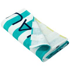 SEA HORSE PRINT BEACH TOWEL,Ice Blue,large