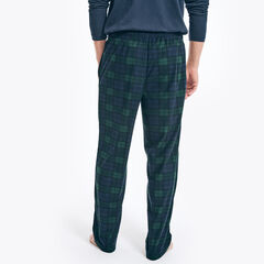 PLAID FLEECE SLEEP PANT,Kelp Seas,large