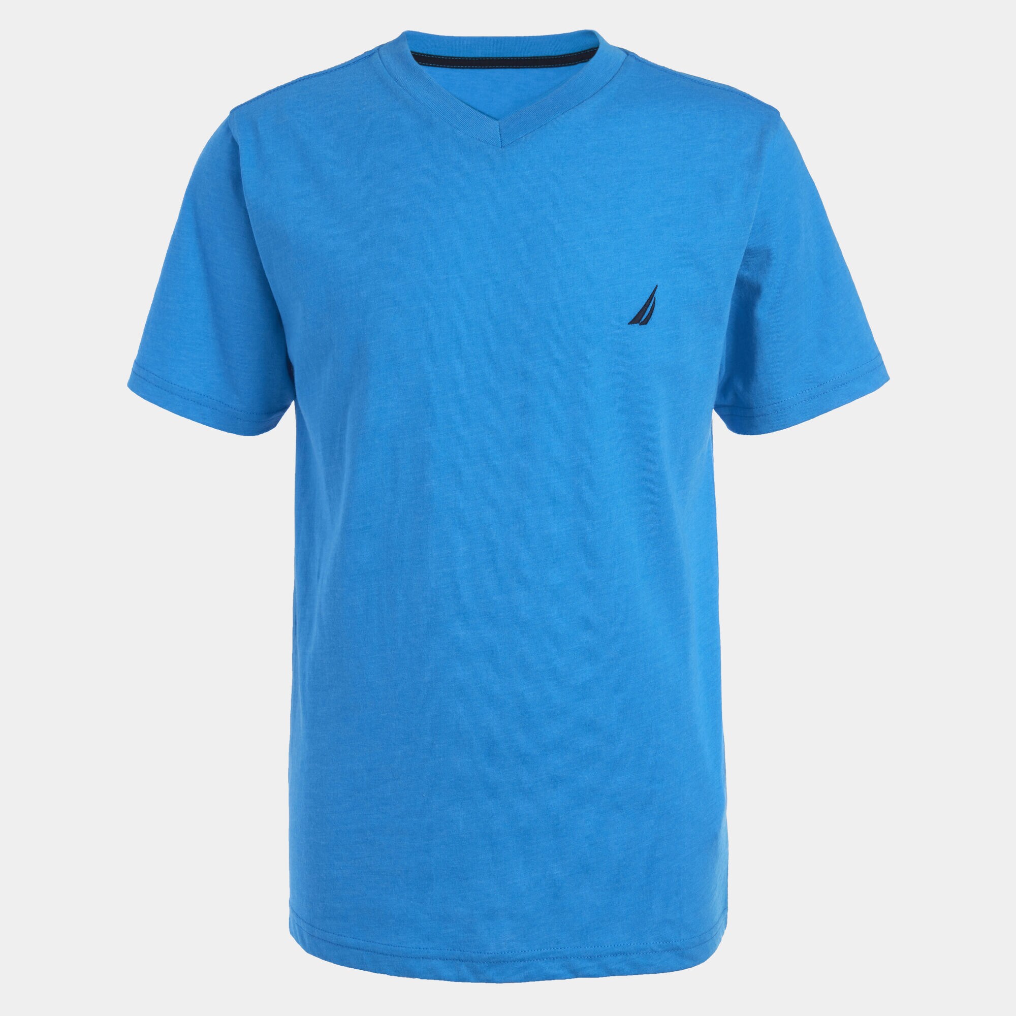 LITTLE BOYS' STRAIT V-NECK TEE (4-7),Star Turquoise,large