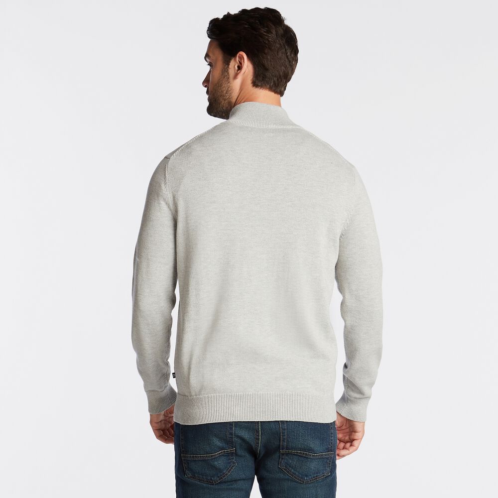 NAVTECH FULL-ZIP SWEATER,Grey Heather,large
