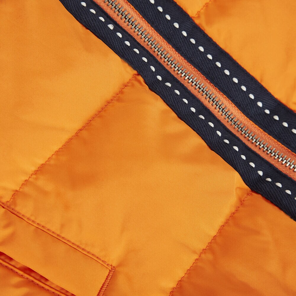 QUILTED LOGO PATCH TEMPASPHERE VEST,Pale Coral,large