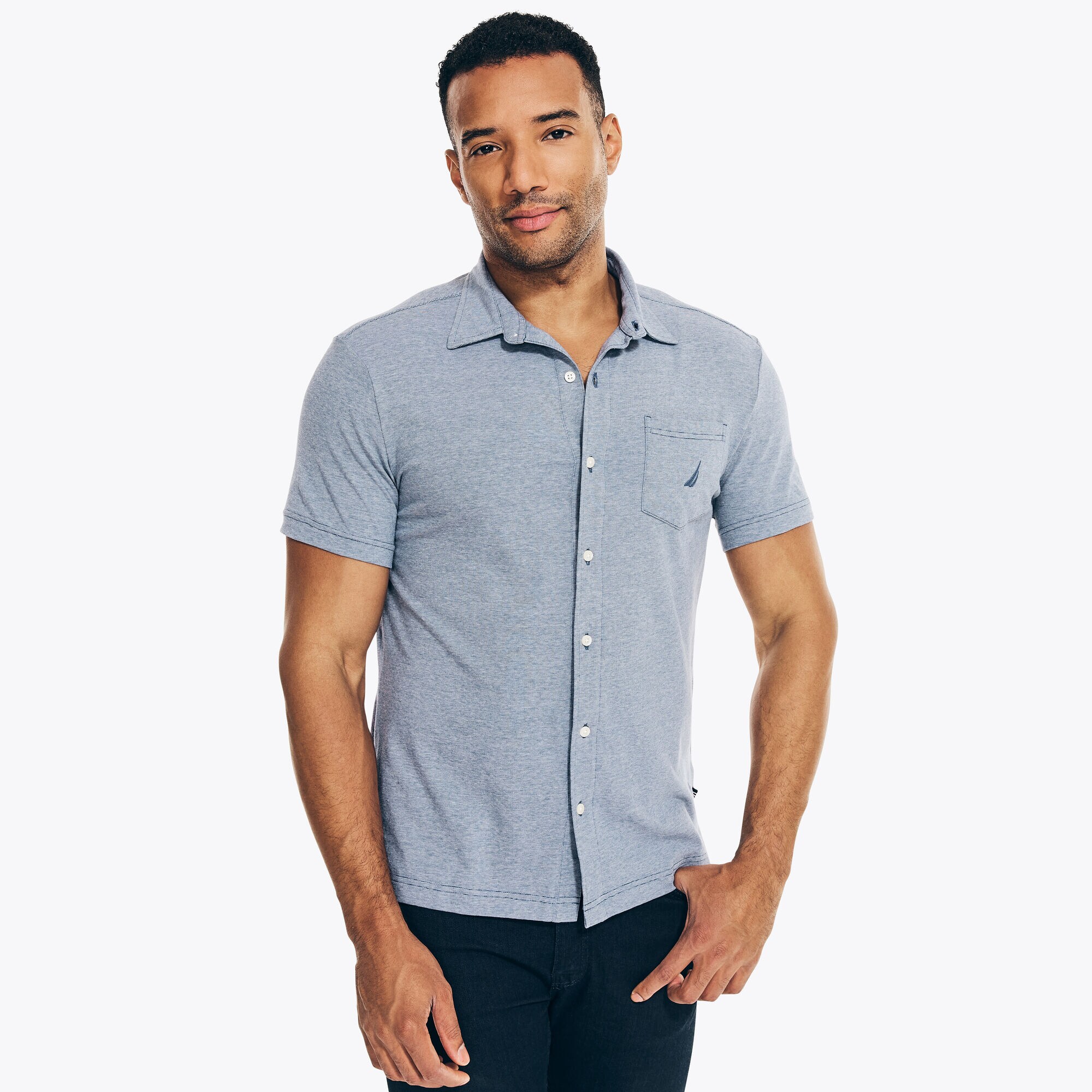 HARBOR SHIRT,Ensign Blue,large