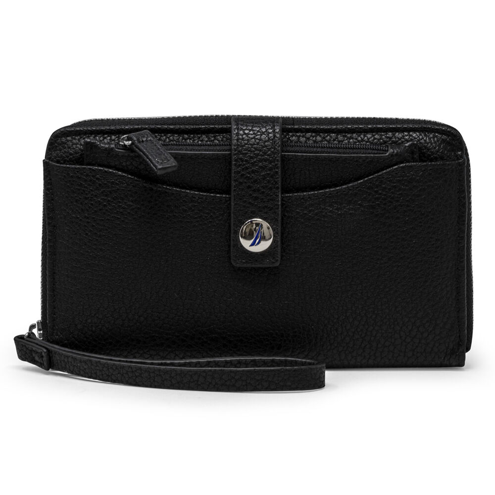 PLAIN SAILING ZIP AROUND WRISTLET,True Black,large