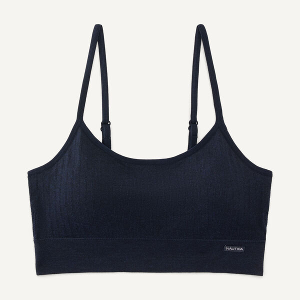 Ribbed Seamless Lounge Bra, 3-Pack