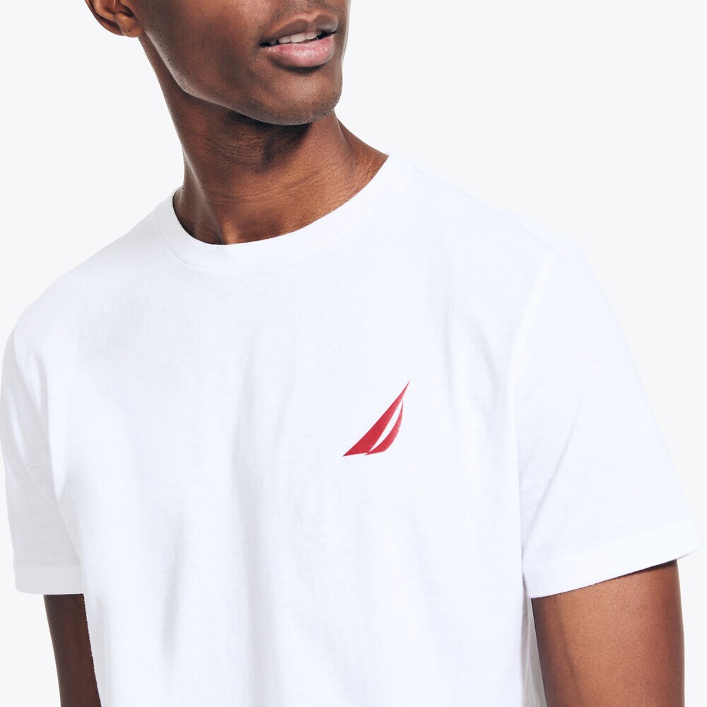 WEST COAST GRAPHIC T-SHIRT,Bright White,large