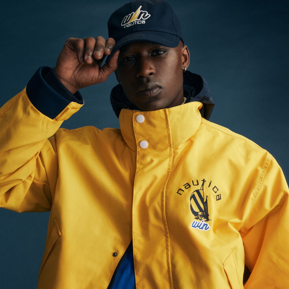 Eddie Win x Nautica Reversible Jacket,Cobalt Wave,large