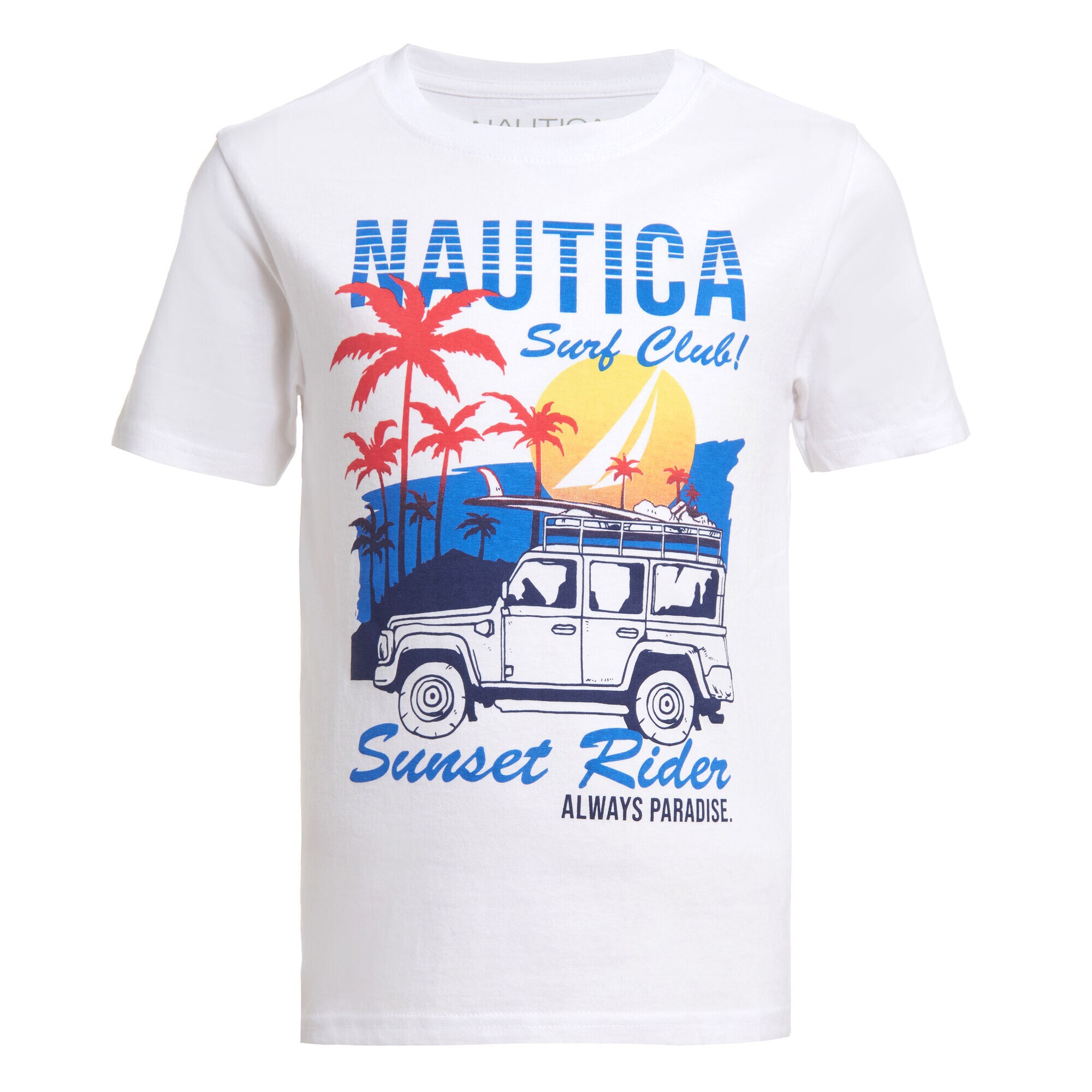 TODDLER BOYS' SUNSET RIDER GRAPHIC T-SHIRT (2T-4T),Antique White Wash,large