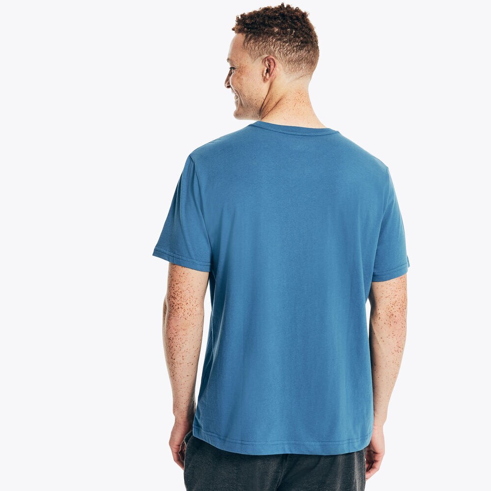 SAILING DIVISION GRAPHIC SLEEP T-SHIRT,Windsurf Blue,large