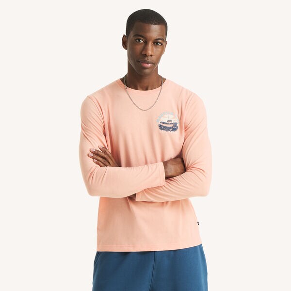 Blue Whale Long-Sleeve Graphic T-Shirt