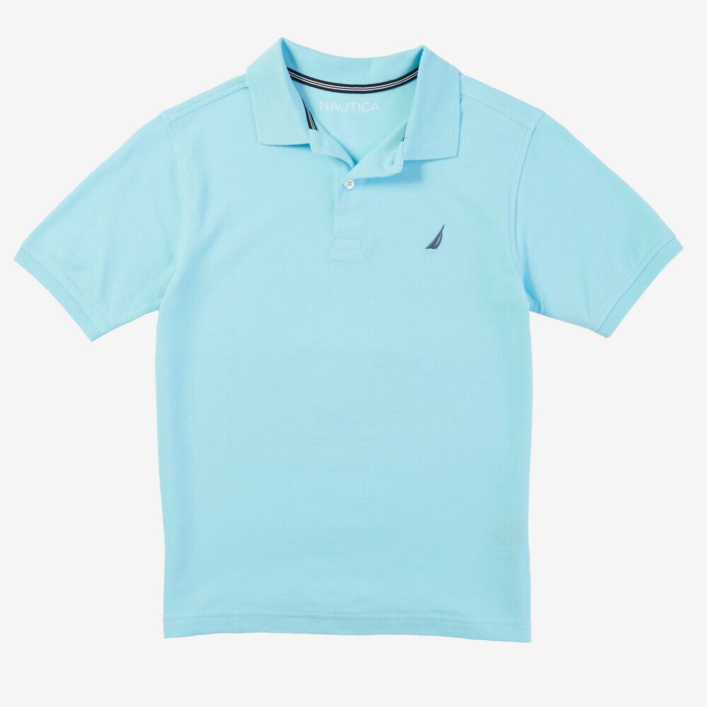 Toddler Boys' Solid Polo Shirt (2T-3T),Naval Blue,large