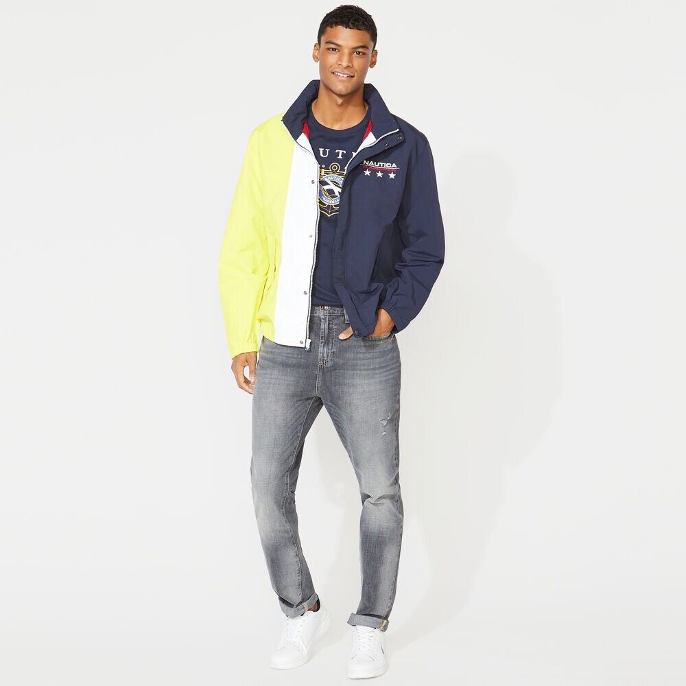 COMPETITION COLORBLOCK JACKET,Navy,large